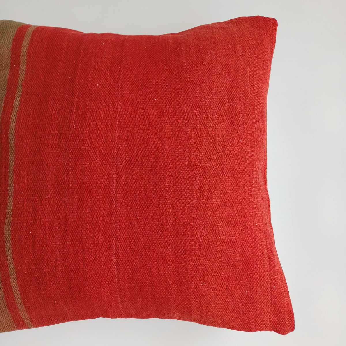Moroccan Handmade Red Rug Cushion Cover 20''x20'' / 50x50 CM
