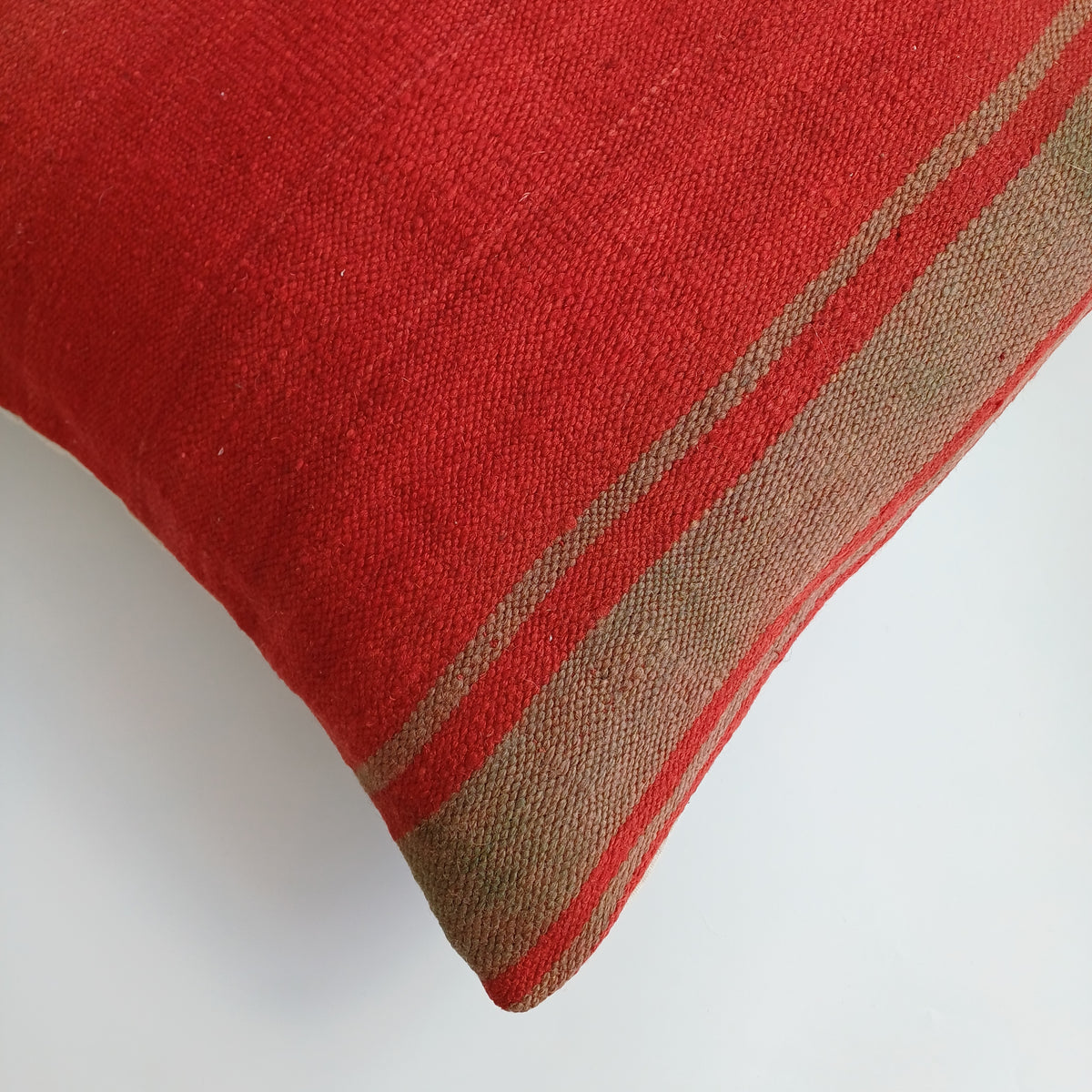 Moroccan Handmade Red Rug Cushion Cover 20''x20'' / 50x50 CM