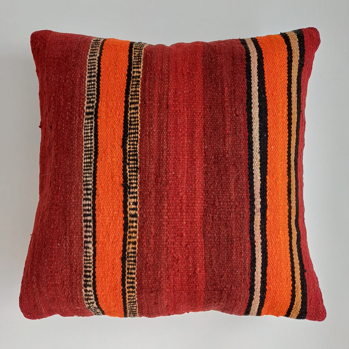 Moroccan Handmade Multicoloured Rug Cushion Cover 20''x20'' / 50x50 CM