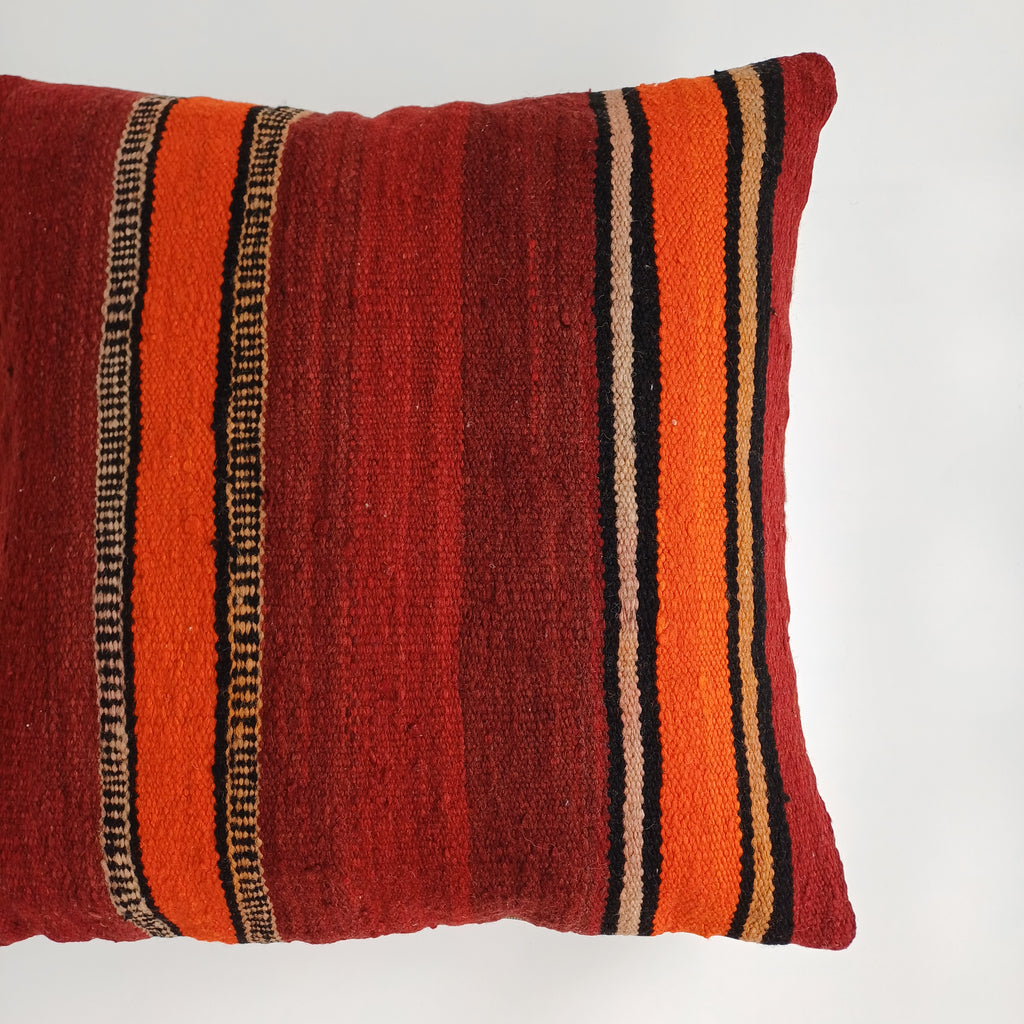 Moroccan Handmade Multicoloured Rug Cushion Cover 20''x20'' / 50x50 CM