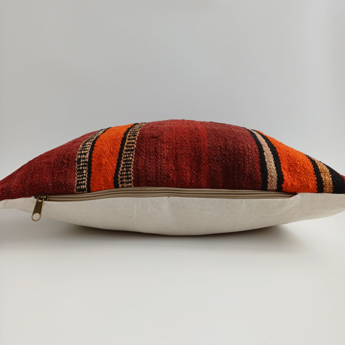Moroccan Handmade Multicoloured Rug Cushion Cover 20''x20'' / 50x50 CM