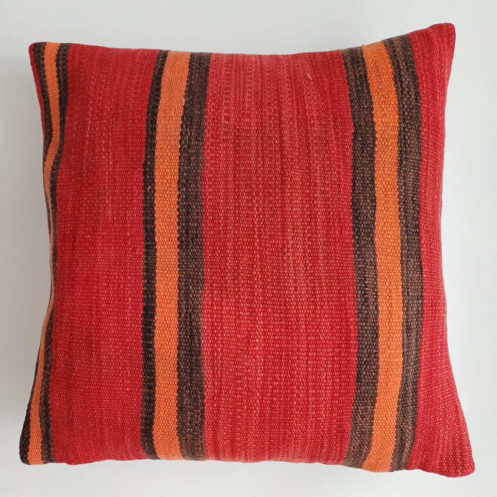Moroccan Handmade Multicoloured Rug Cushion Cover 20''x20'' / 50x50 CM