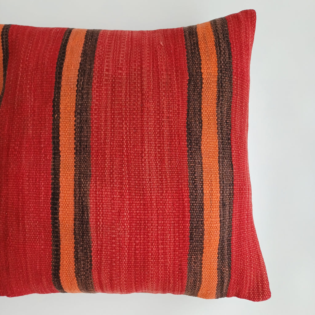 Moroccan Handmade Multicoloured Rug Cushion Cover 20''x20'' / 50x50 CM