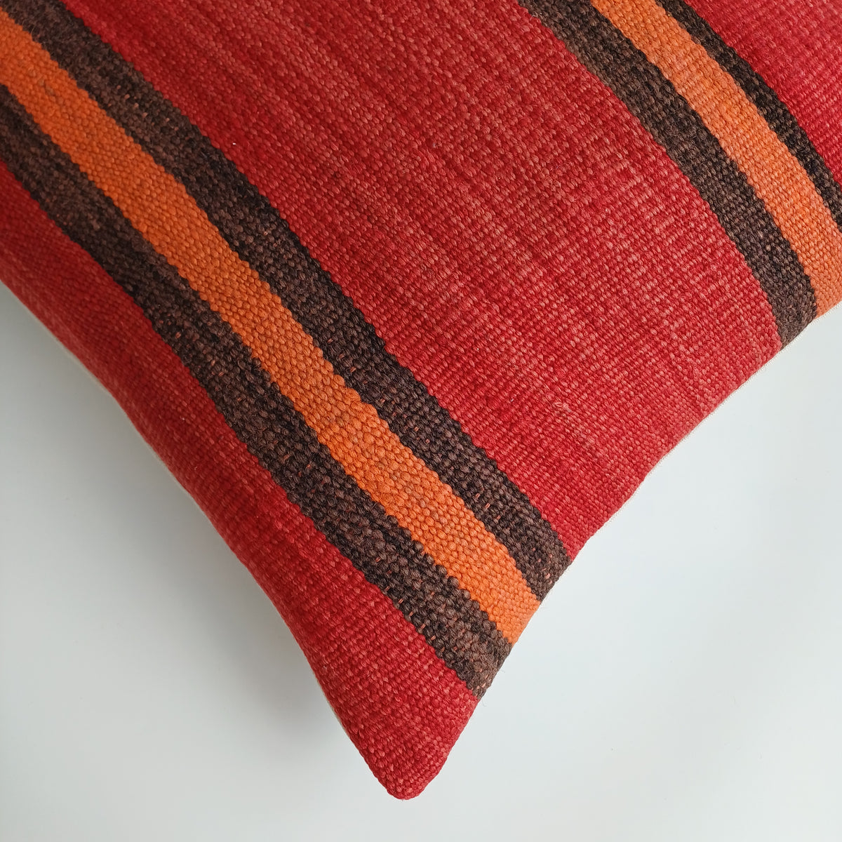 Moroccan Handmade Multicoloured Rug Cushion Cover 20''x20'' / 50x50 CM