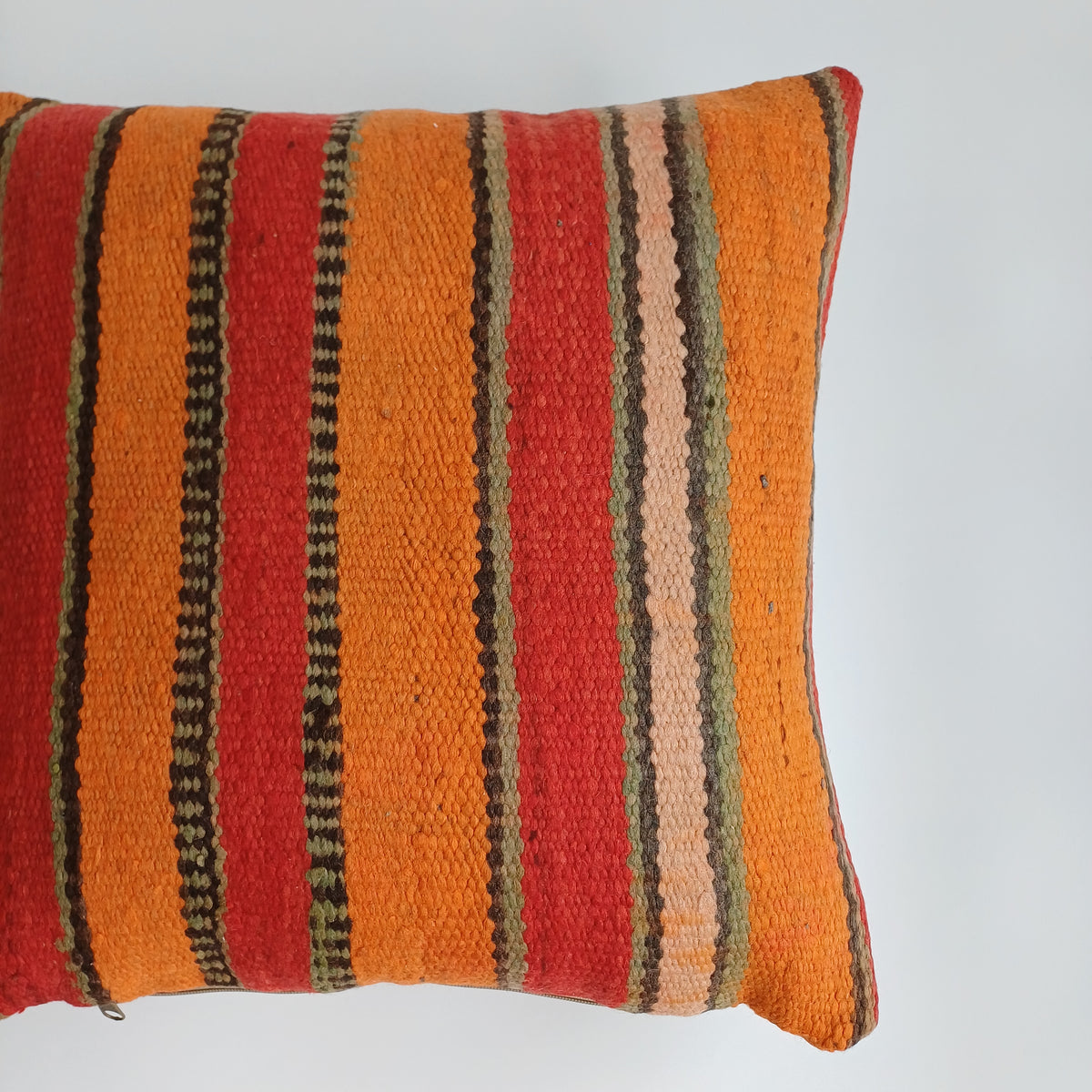 Moroccan Handmade Multicoloured Rug Cushion Cover 19''x19'' / 47x47 CM
