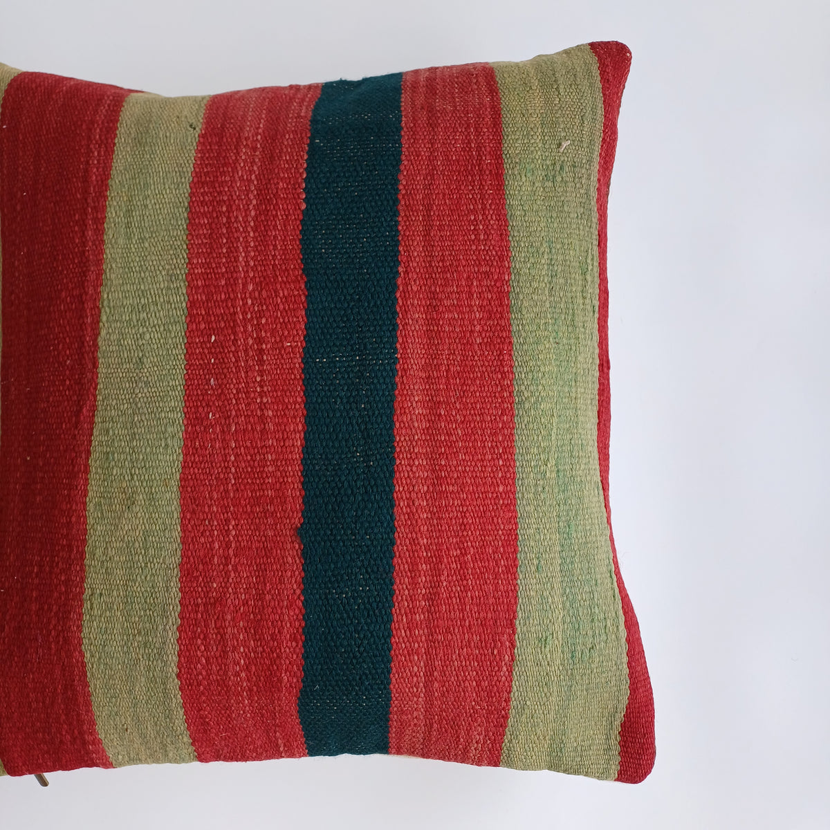Moroccan Vintage Handmade Multicoloured Rug Cushion Cover 20''x20'' / 50x50 CM