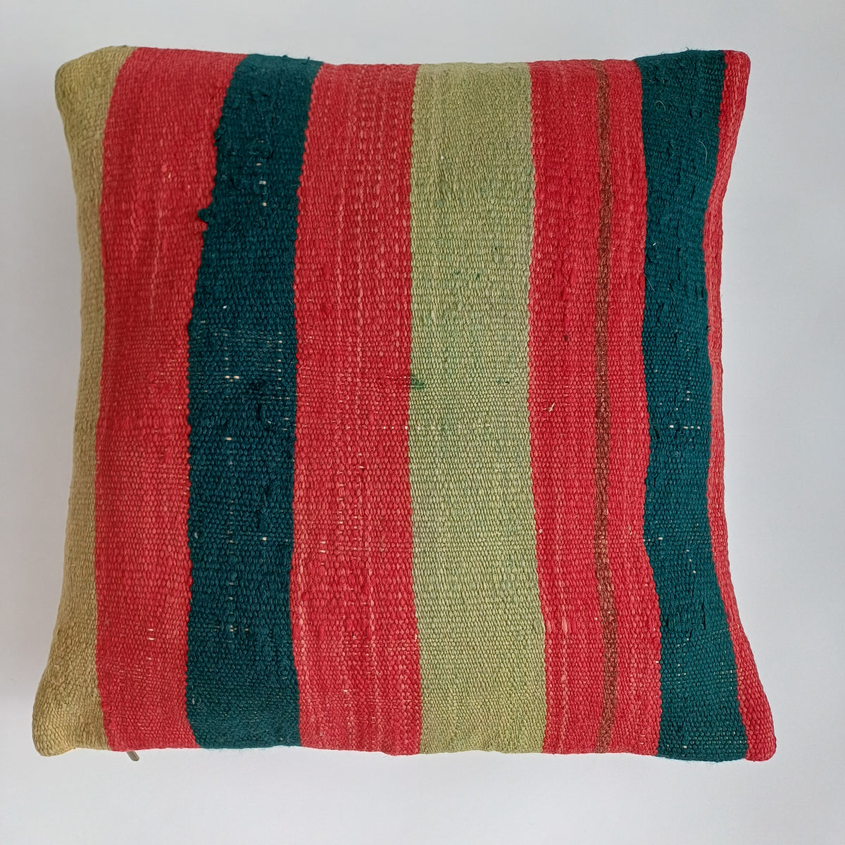 Moroccan Vintage Handmade Multicoloured Rug Cushion Cover 20''x20'' / 50x50 CM