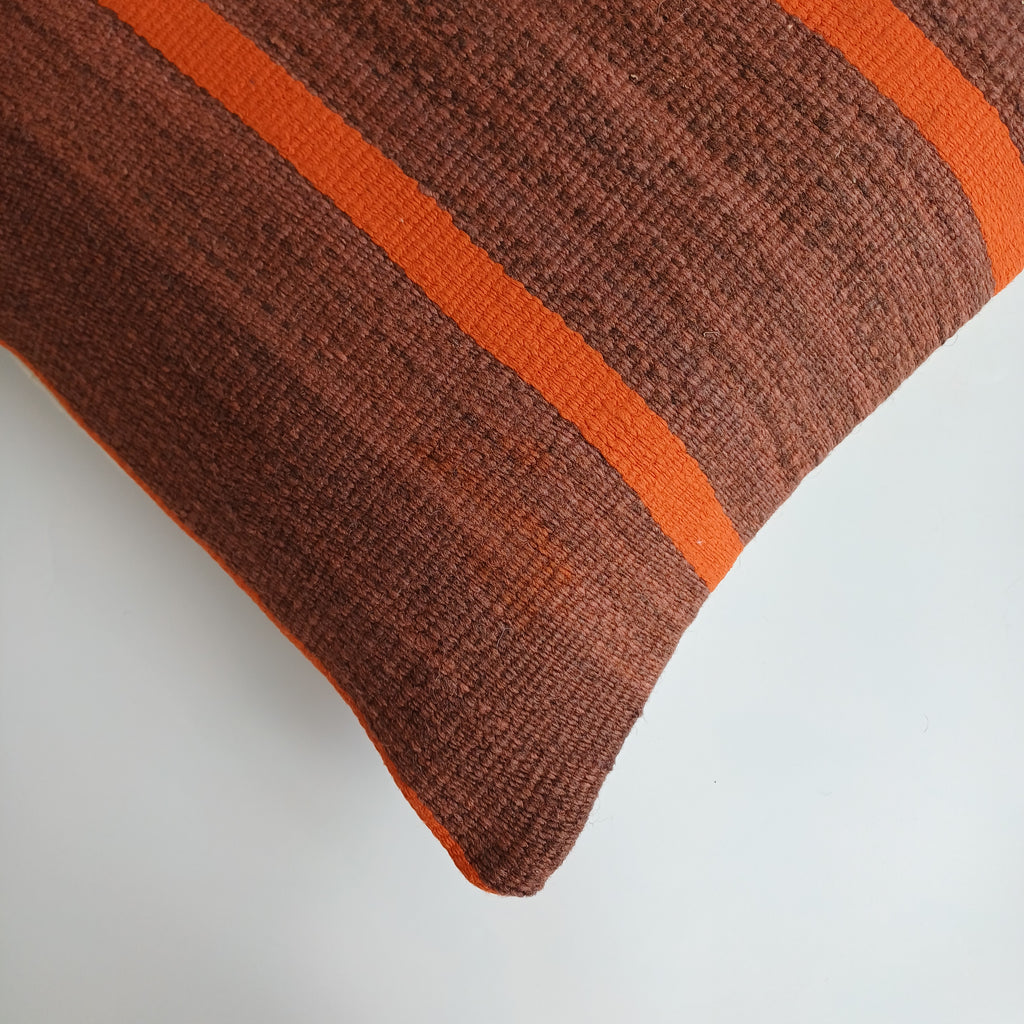 Moroccan Handmade Multicoloured Rug Cushion Cover 20''x20'' / 50x50 CM