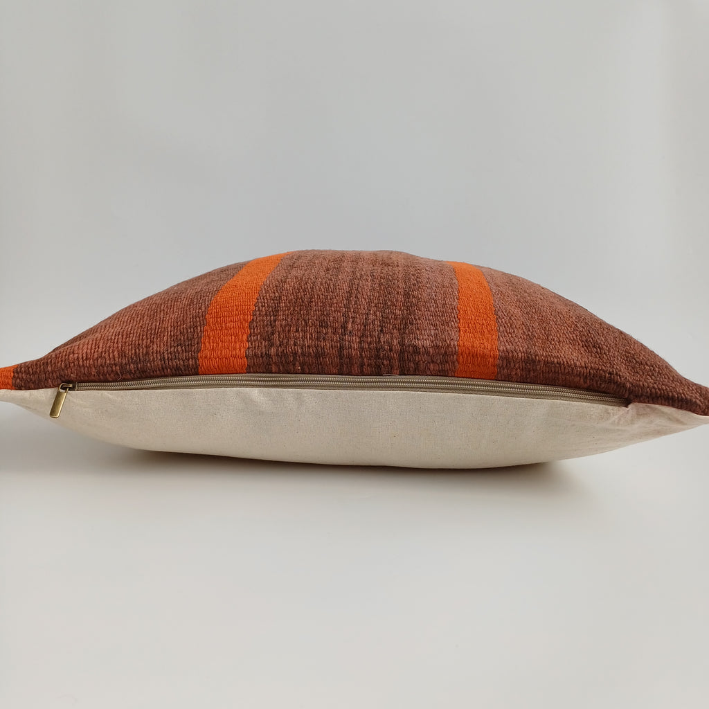 Moroccan Handmade Multicoloured Rug Cushion Cover 20''x20'' / 50x50 CM