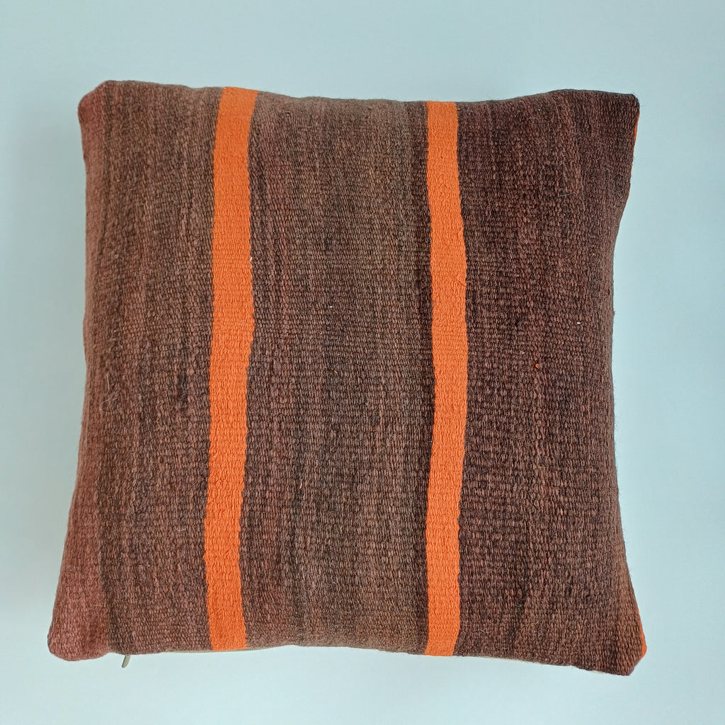 Moroccan Handmade Multicoloured Rug Cushion Cover 20''x20'' / 50x50 CM