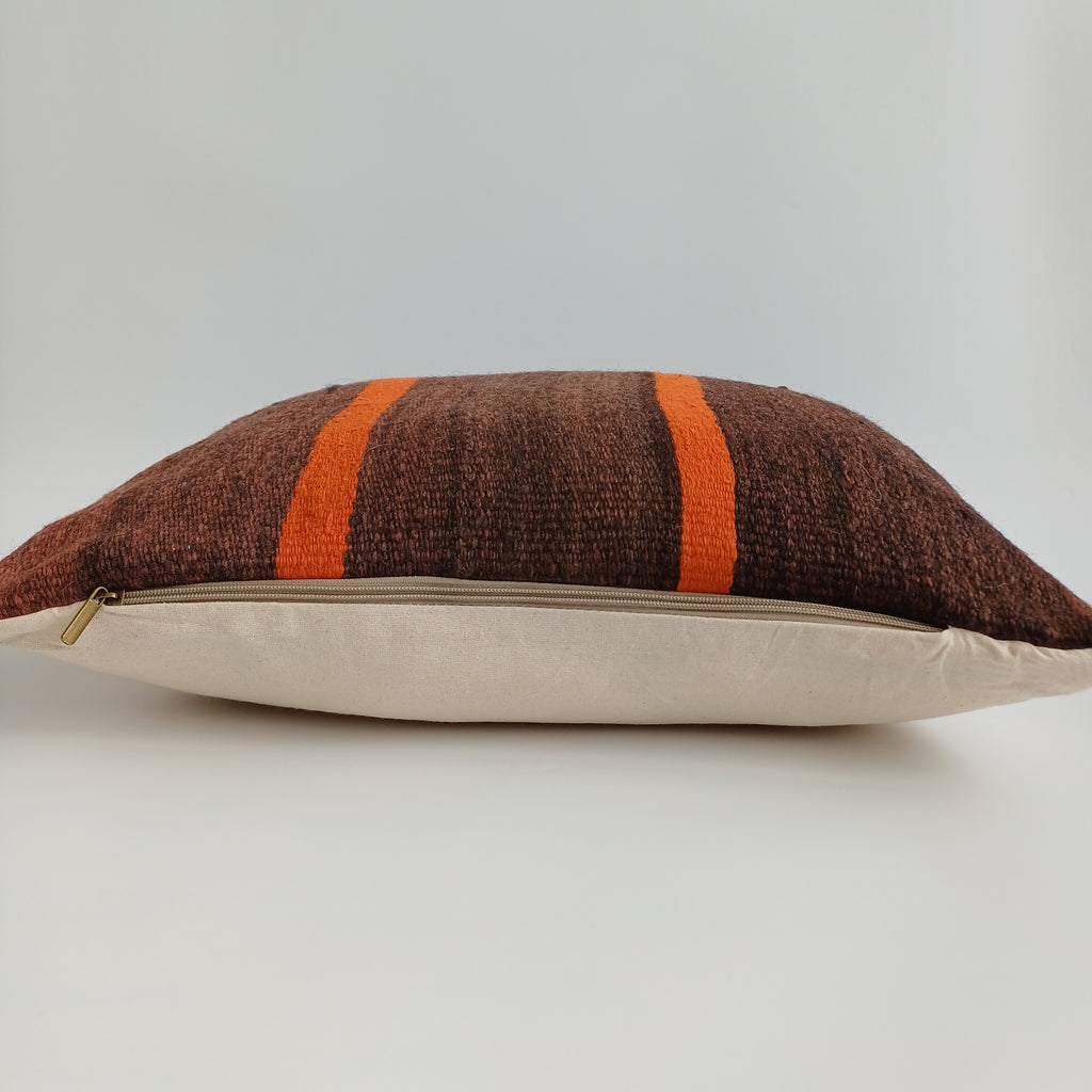 Moroccan Handmade Multicoloured Rug Cushion Cover 20''x20'' / 50x50 CM