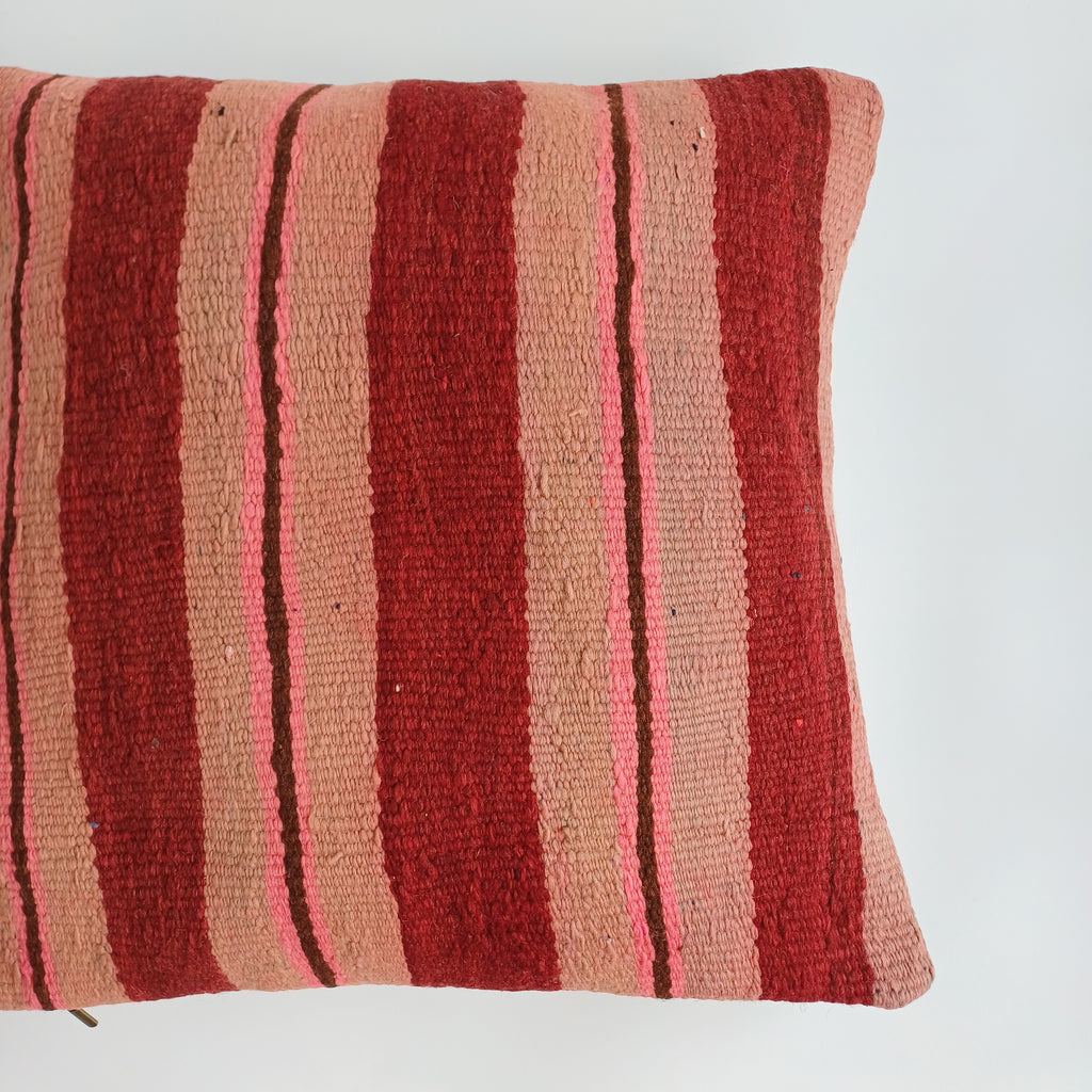 Moroccan Handmade Multicoloured Rug Cushion Cover 20''x20'' / 50x50 CM