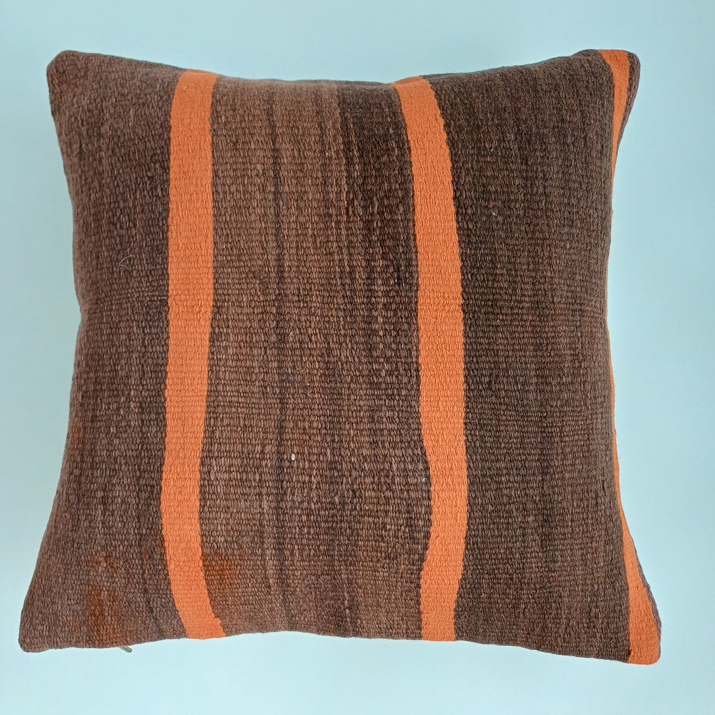 Moroccan Handmade Multicoloured Rug Cushion Cover 20''x20'' / 50x50 CM