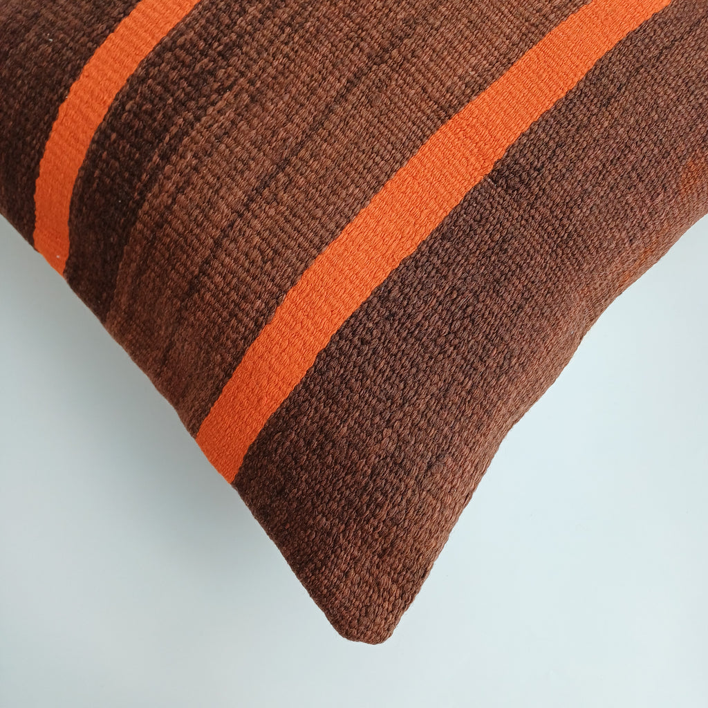 Moroccan Handmade Multicoloured Rug Cushion Cover 20''x20'' / 50x50 CM
