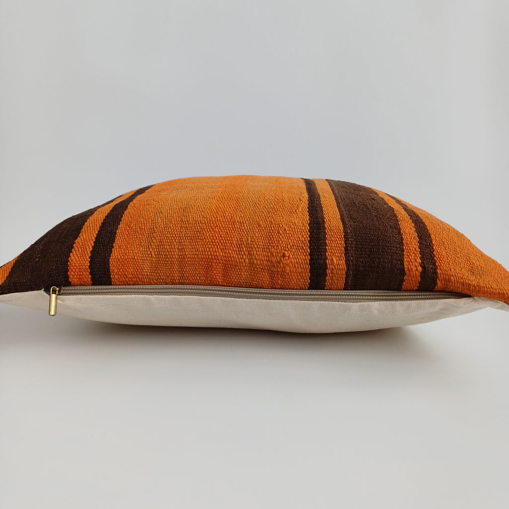 Moroccan Handmade Multicoloured Rug Cushion Cover 20''x20'' / 50x50 CM