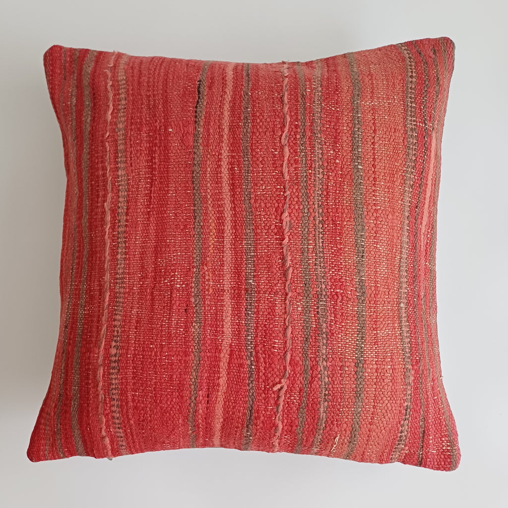 Moroccan Handmade Multicoloured Rug Cushion Cover 20''x20'' / 50x50 CM