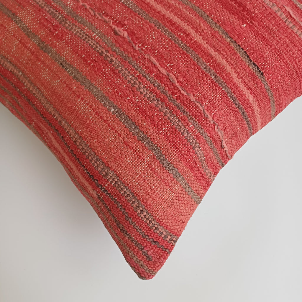 Moroccan Handmade Multicoloured Rug Cushion Cover 20''x20'' / 50x50 CM