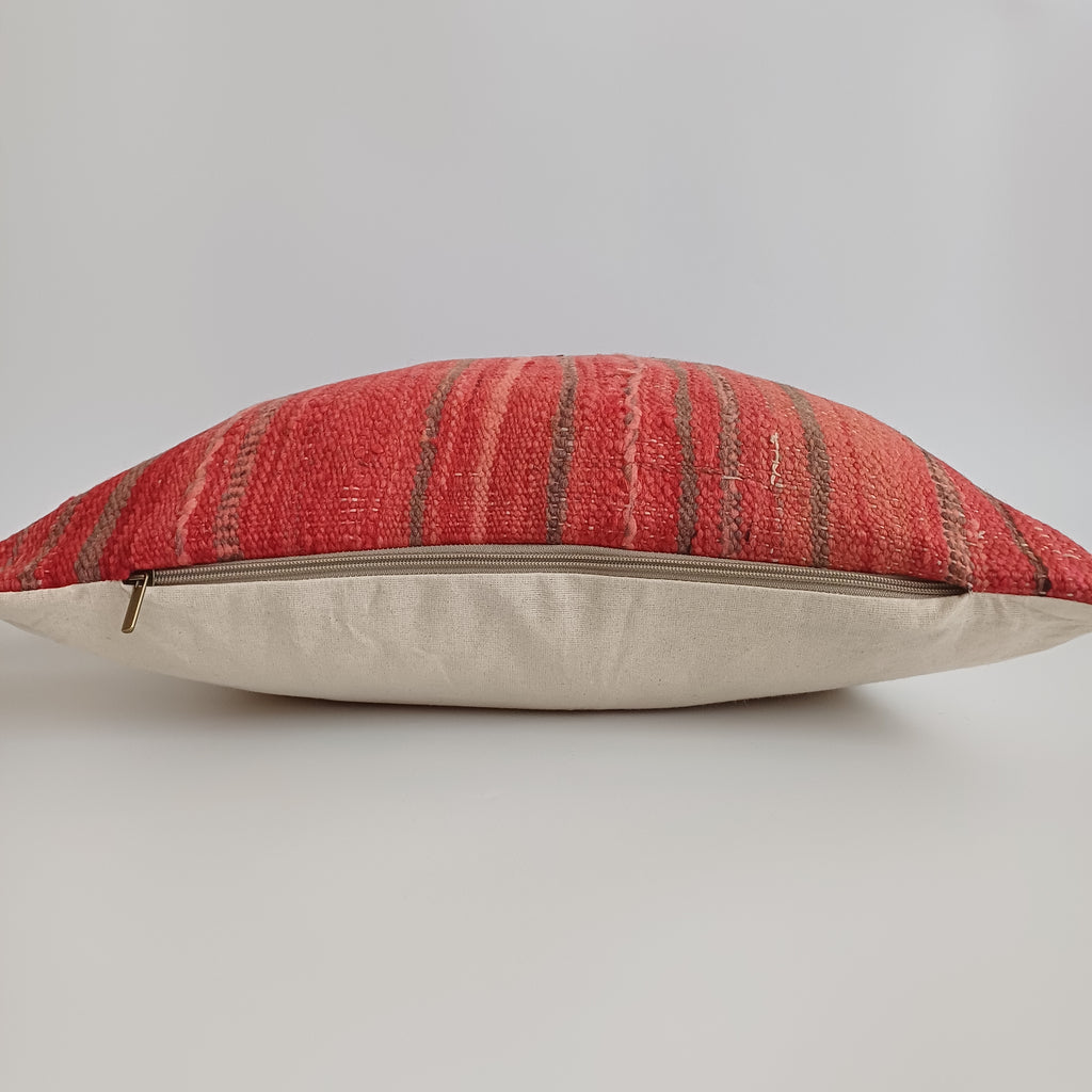 Moroccan Handmade Multicoloured Rug Cushion Cover 20''x20'' / 50x50 CM