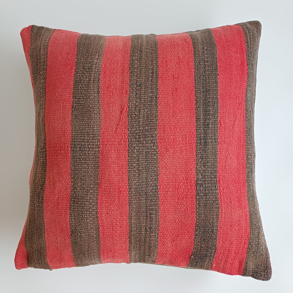 Moroccan Handmade Multicoloured Rug Cushion Cover 20''x20'' / 50x50 CM