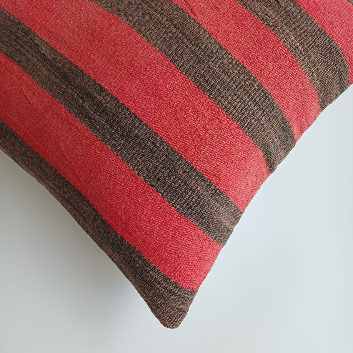 Moroccan Handmade Multicoloured Rug Cushion Cover 20''x20'' / 50x50 CM