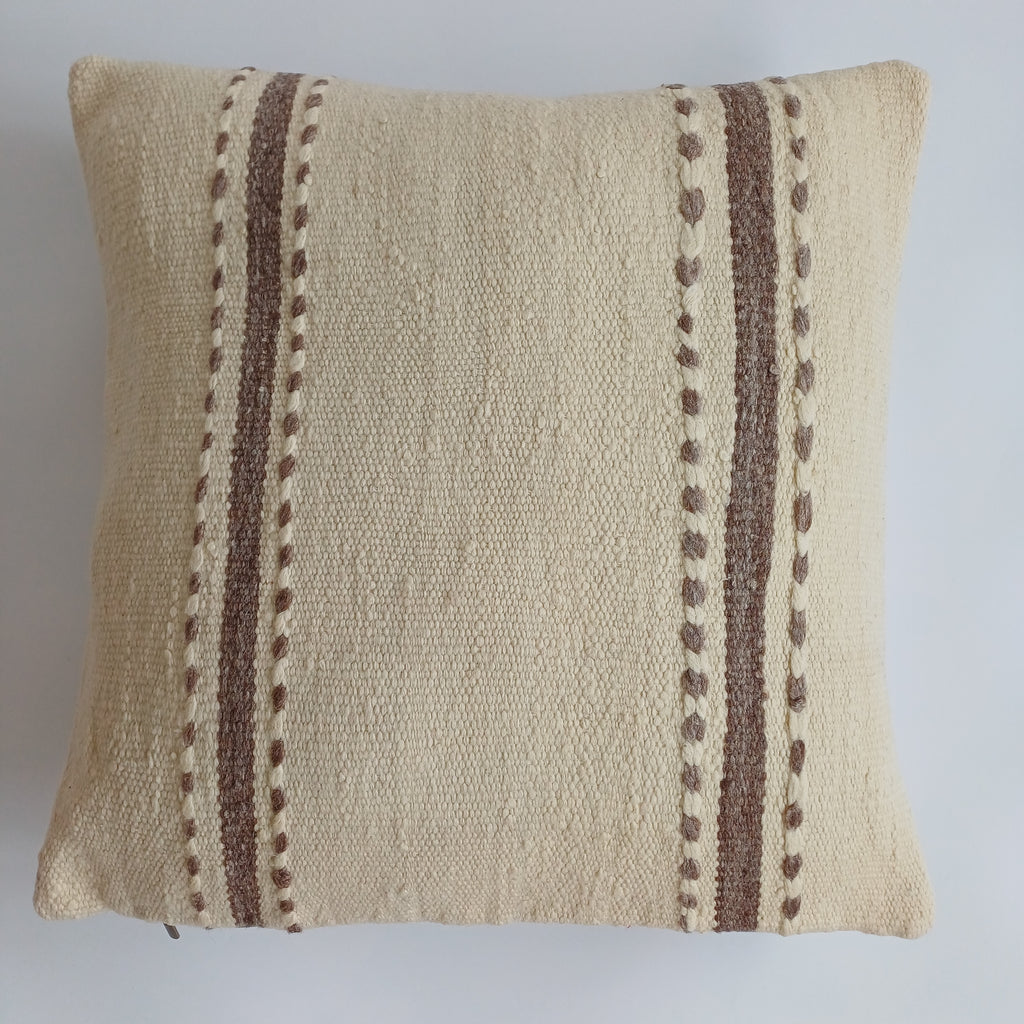 Moroccan Handmade Multicoloured Rug Cushion Cover 20''x20'' / 50x50 CM