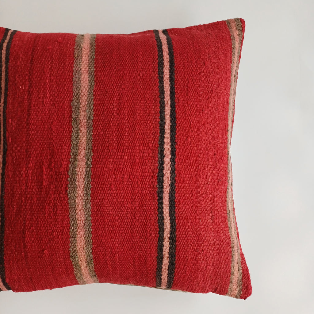 Moroccan Handmade Multicoloured Rug Cushion Cover 20''x20'' / 50x50 CM