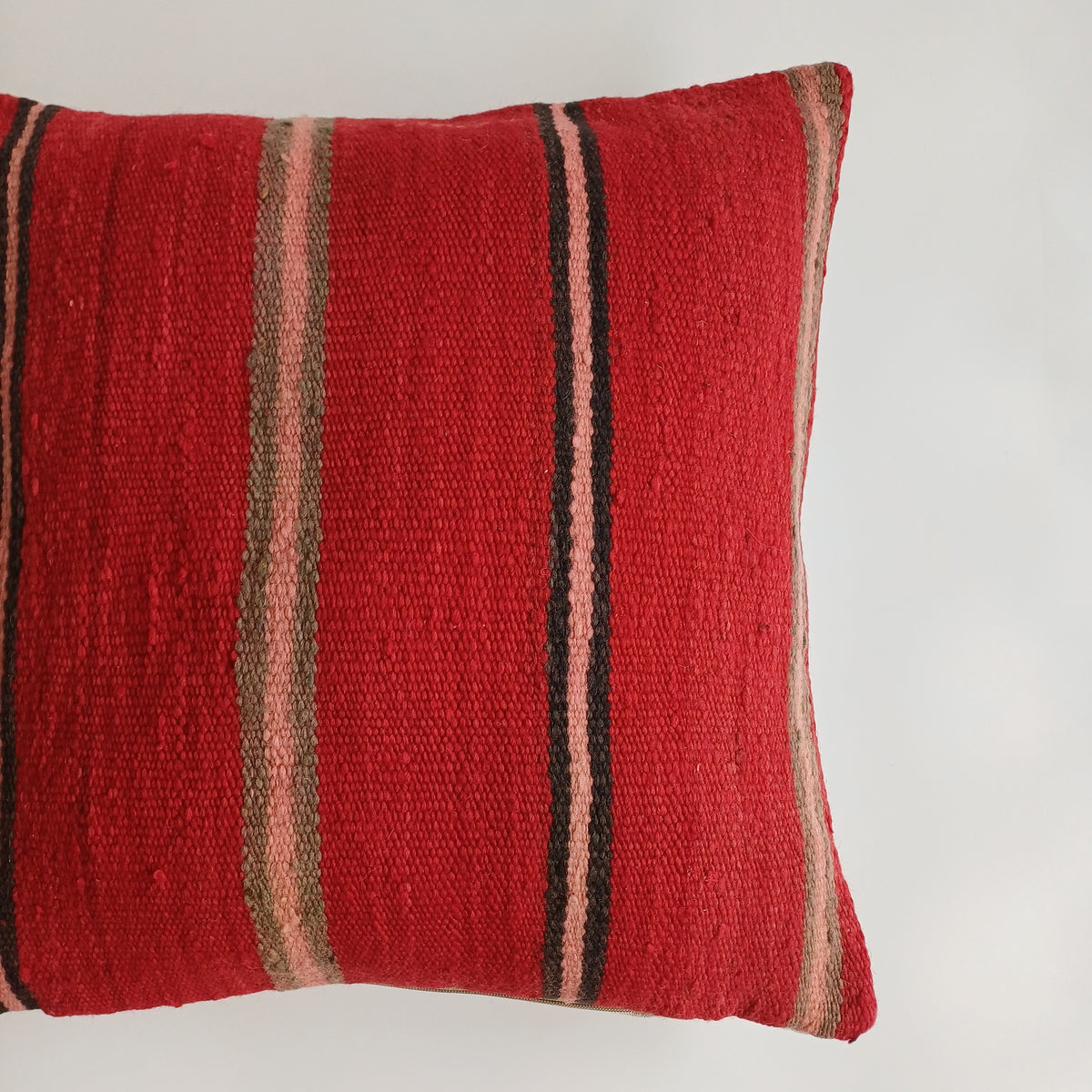Moroccan Handmade Multicoloured Rug Cushion Cover 20''x20'' / 50x50 CM