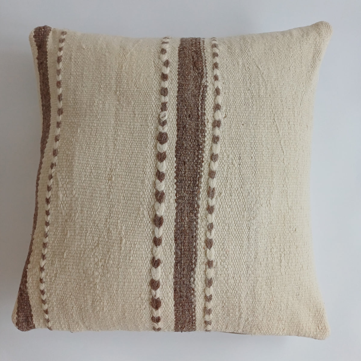 Moroccan Handmade Multicoloured Rug Cushion Cover 20''x20'' / 50x50 CM