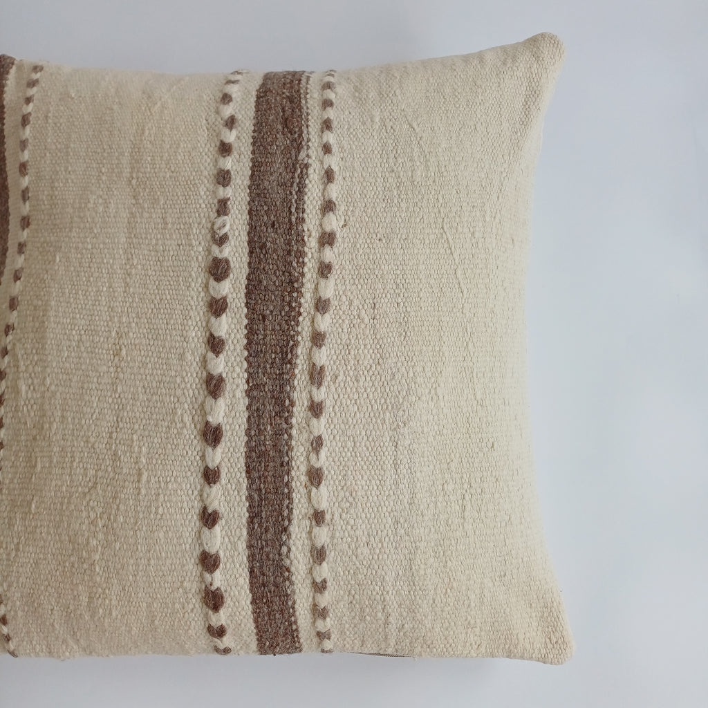 Moroccan Handmade Multicoloured Rug Cushion Cover 20''x20'' / 50x50 CM