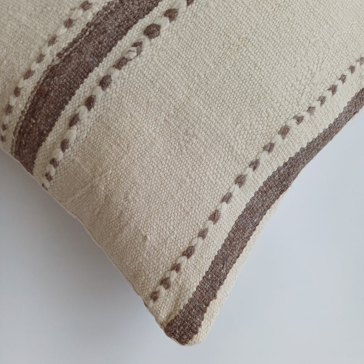 Moroccan Handmade Multicoloured Rug Cushion Cover 20''x20'' / 50x50 CM