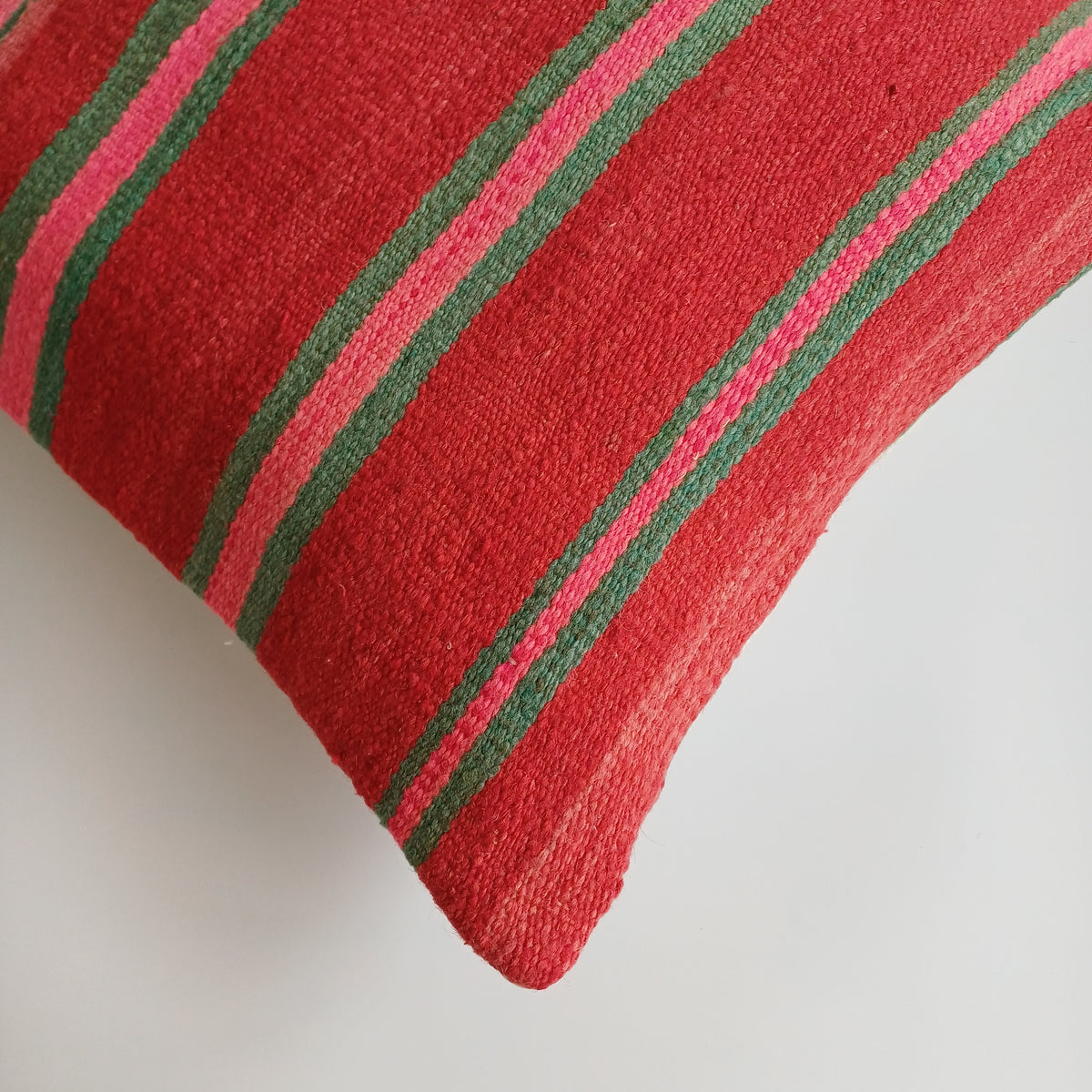 Moroccan Handmade Multicoloured Rug Cushion Cover 20''x20'' / 50x50 CM