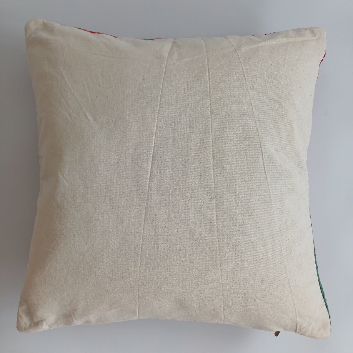 Moroccan Handmade Multicoloured Rug Cushion Cover 20''x20'' / 50x50 CM