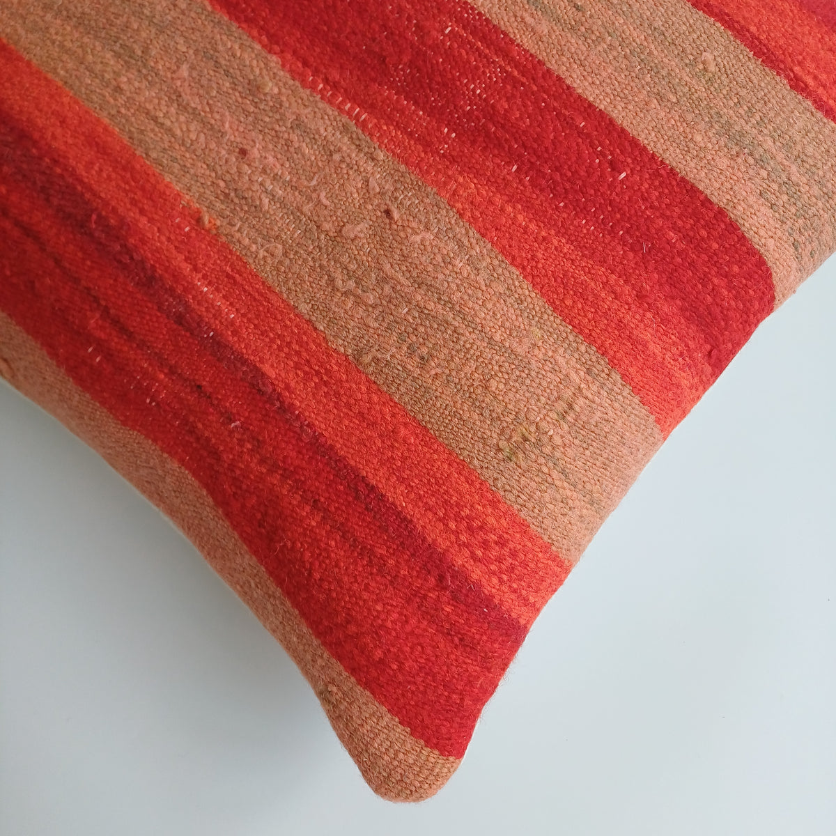 Moroccan Vintage Handmade Multicoloured Rug Cushion Cover 20''x20'' / 50x50 CM
