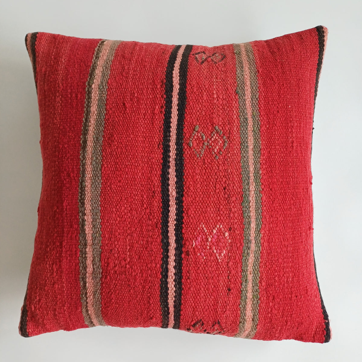 Moroccan Handmade Multicoloured Rug Cushion Cover 20''x20'' / 50x50 CM