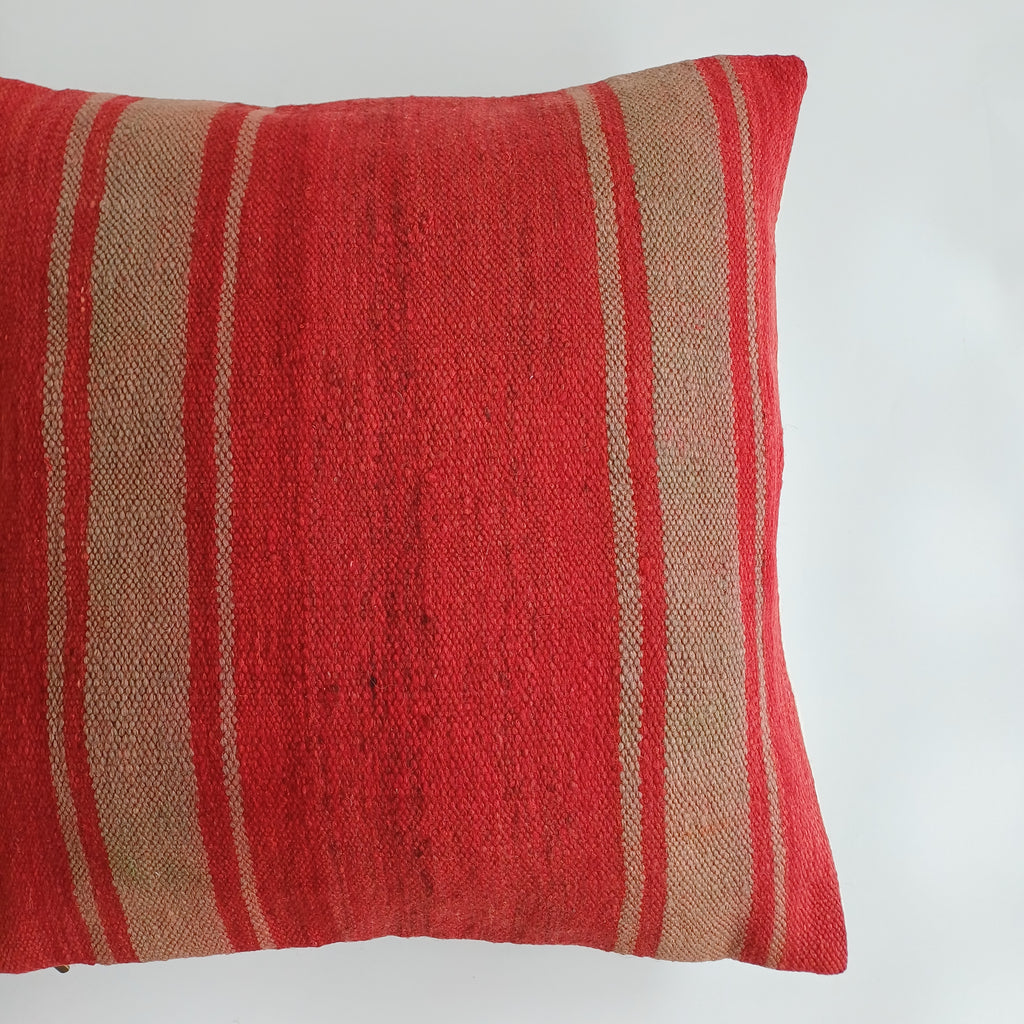 Moroccan Handmade Multicoloured Rug Cushion Cover 20''x20'' / 50x50 CM