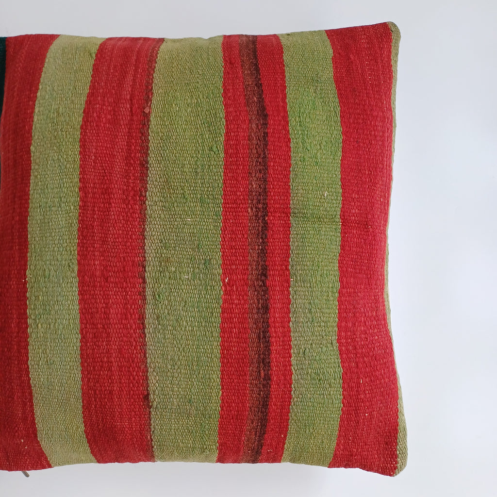 Moroccan Handmade Multicoloured Rug Cushion Cover 20''x20'' / 50x50 CM