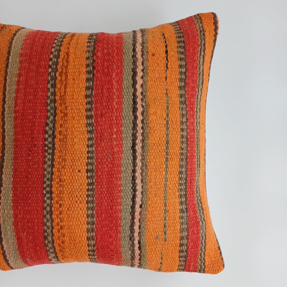 Moroccan Handmade Multicoloured Rug Cushion Cover 19''x19'' / 47x47 CM
