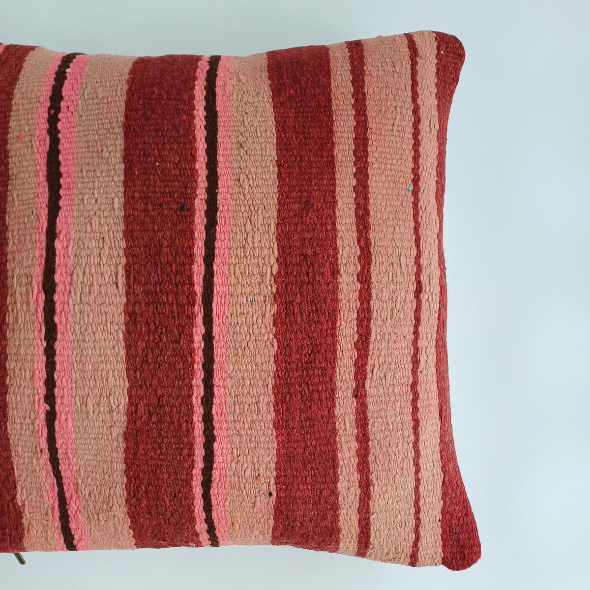 Moroccan Handmade Multicoloured Rug Cushion Cover 20''x20'' / 50x50 CM