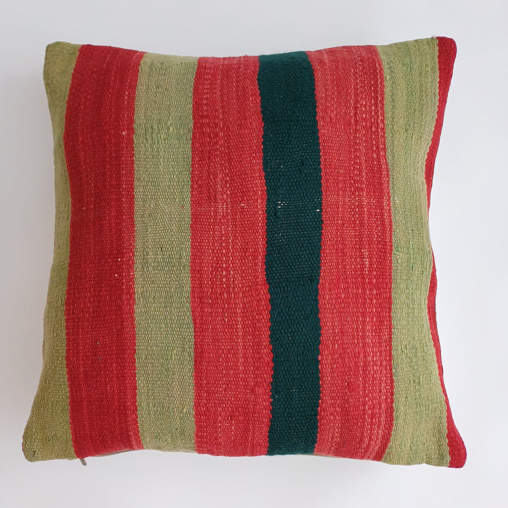 Moroccan Handmade Multicoloured Rug Cushion Cover 20''x20'' / 50x50 CM