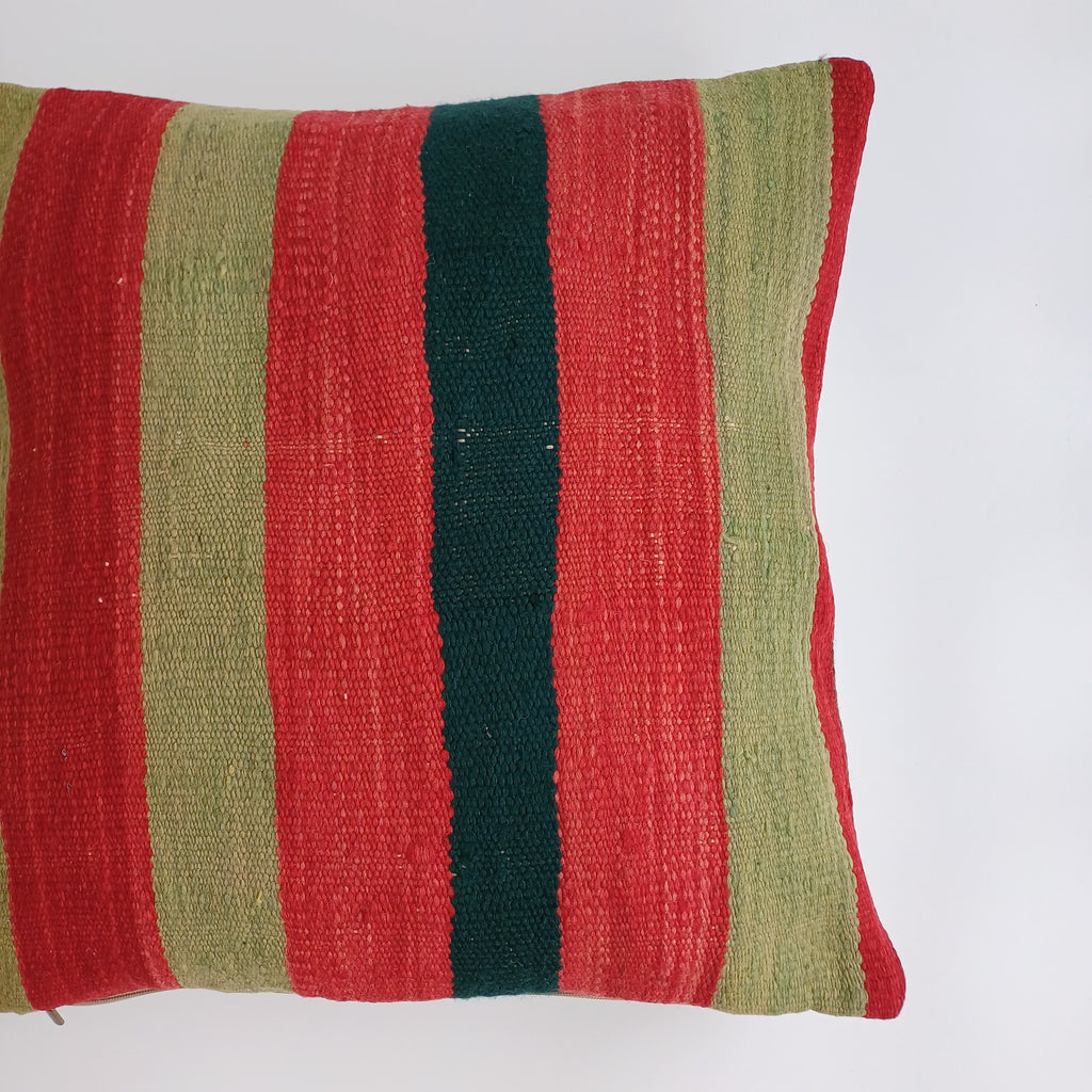 Moroccan Handmade Multicoloured Rug Cushion Cover 20''x20'' / 50x50 CM
