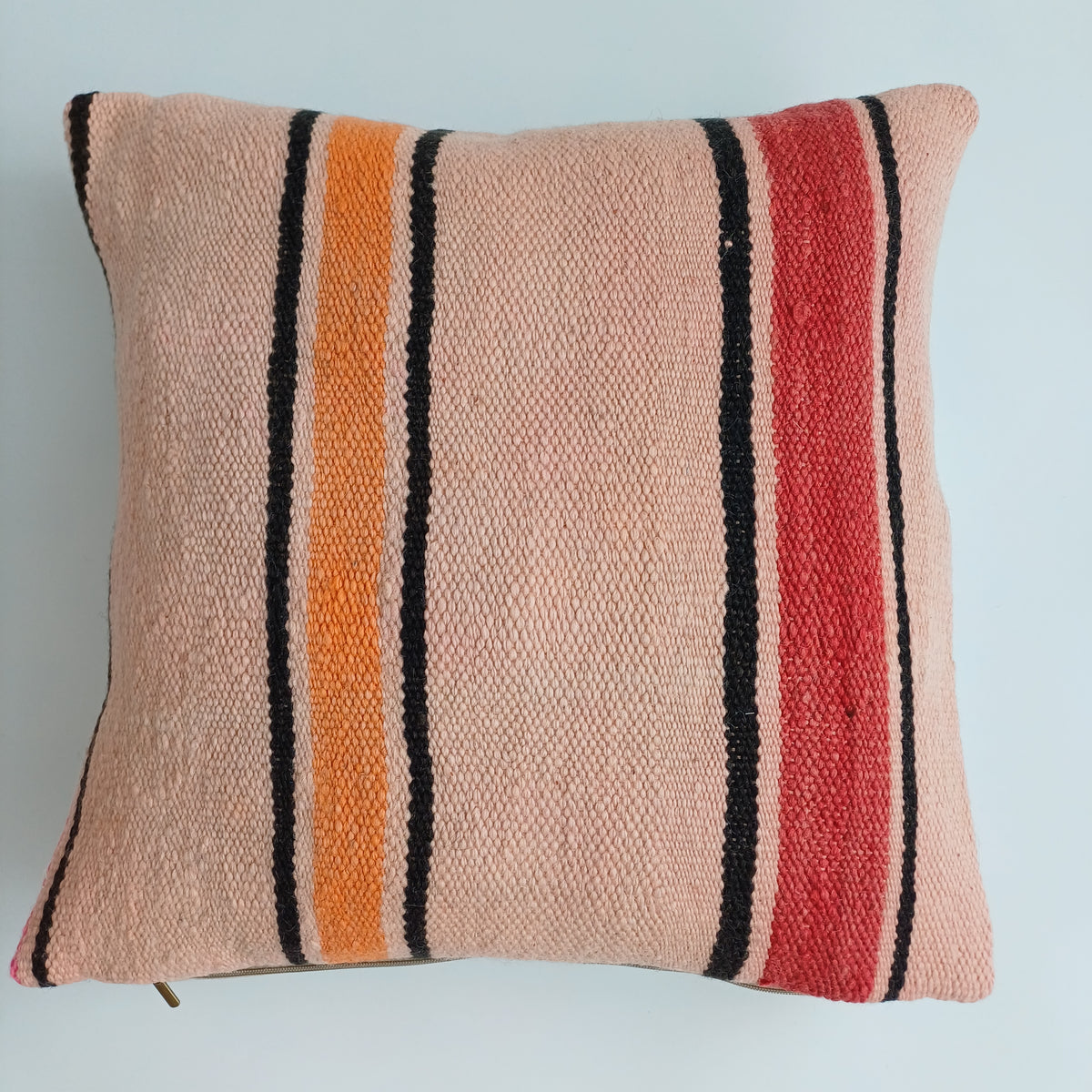 Moroccan Handmade Multicoloured Rug Cushion Cover 20''x20'' / 50x50 CM