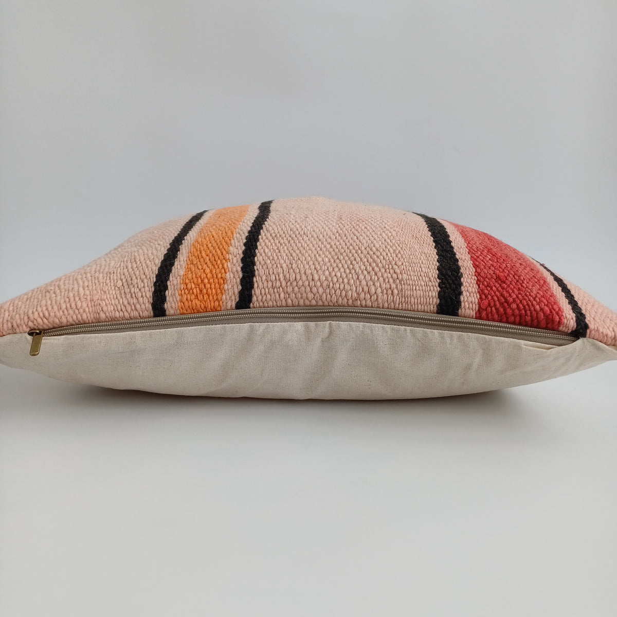 Moroccan Handmade Multicoloured Rug Cushion Cover 20''x20'' / 50x50 CM