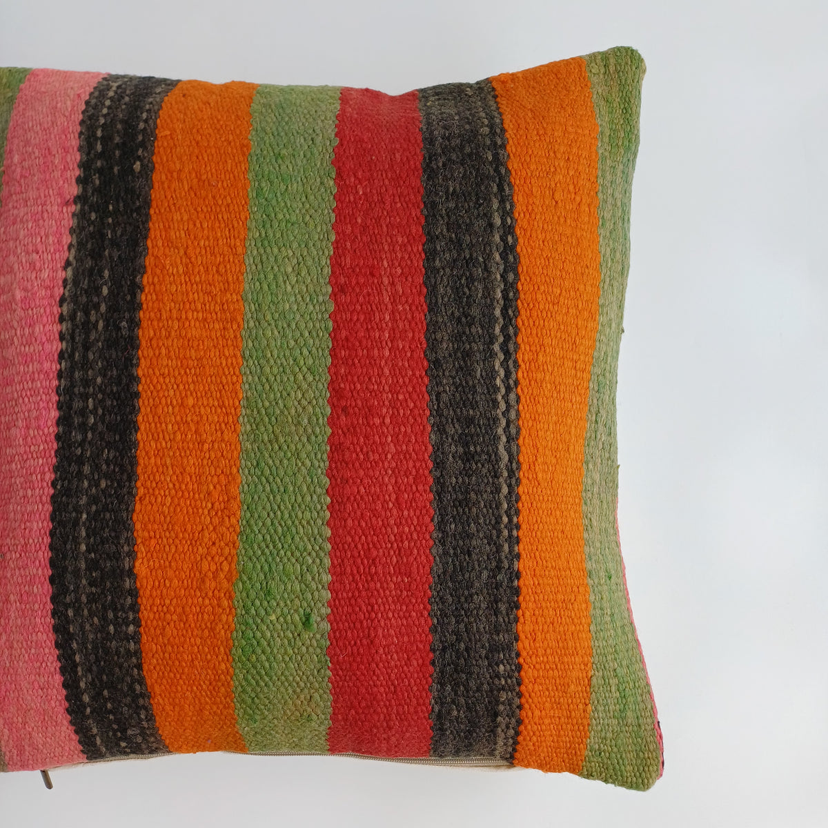Moroccan Handmade Multicoloured Rug Cushion Cover 20''x20'' / 50x50 CM