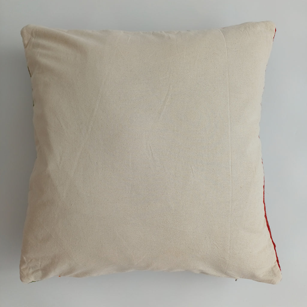 Moroccan Handmade Multicoloured Rug Cushion Cover 20''x20'' / 50x50 CM