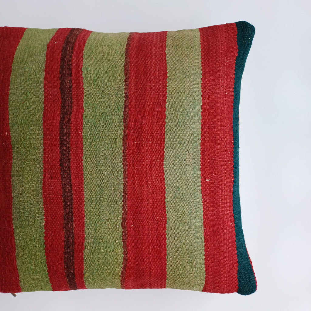 Moroccan Handmade Multicoloured Rug Cushion Cover 20''x20'' / 50x50 CM