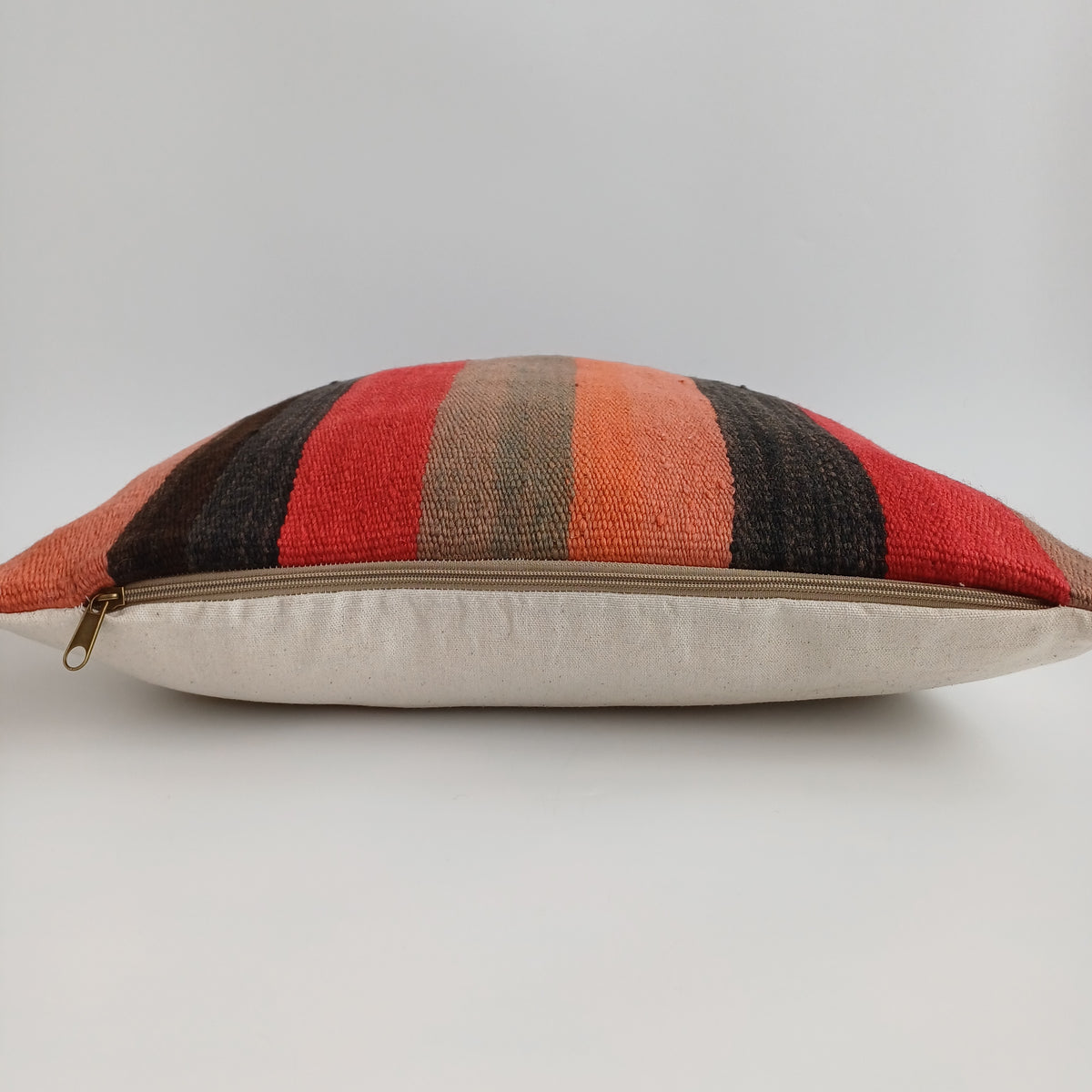 Moroccan Vintage Handmade Multicoloured Rug Cushion Cover 20''x20'' / 50x50 CM