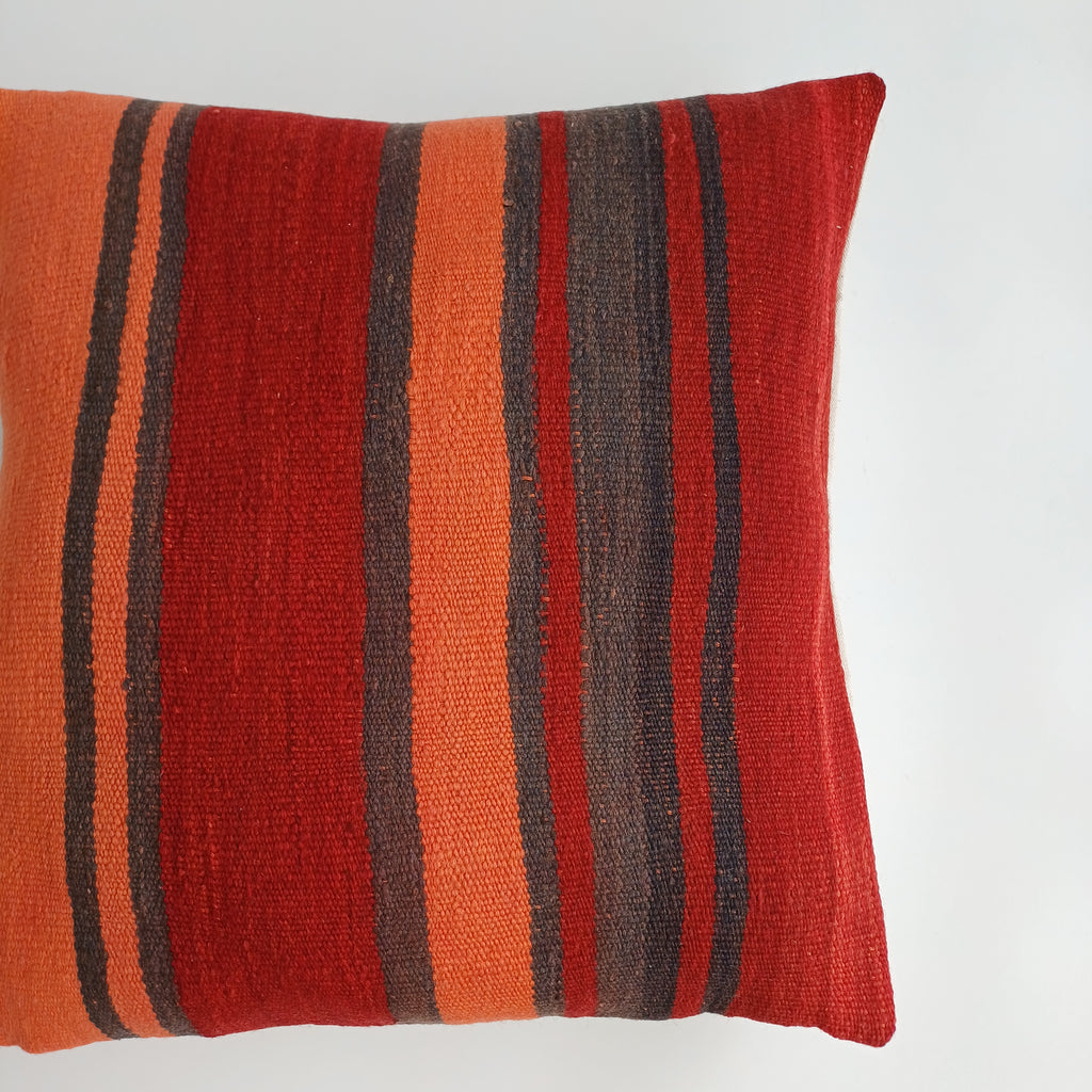 Moroccan Handmade Multicoloured Rug Cushion Cover 20''x20'' / 50x50 CM