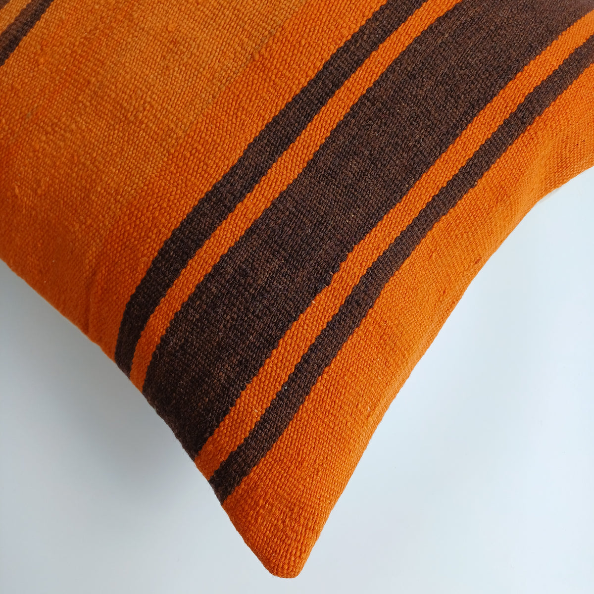 Moroccan Handmade Multicoloured Rug Cushion Cover 20''x20'' / 50x50 CM