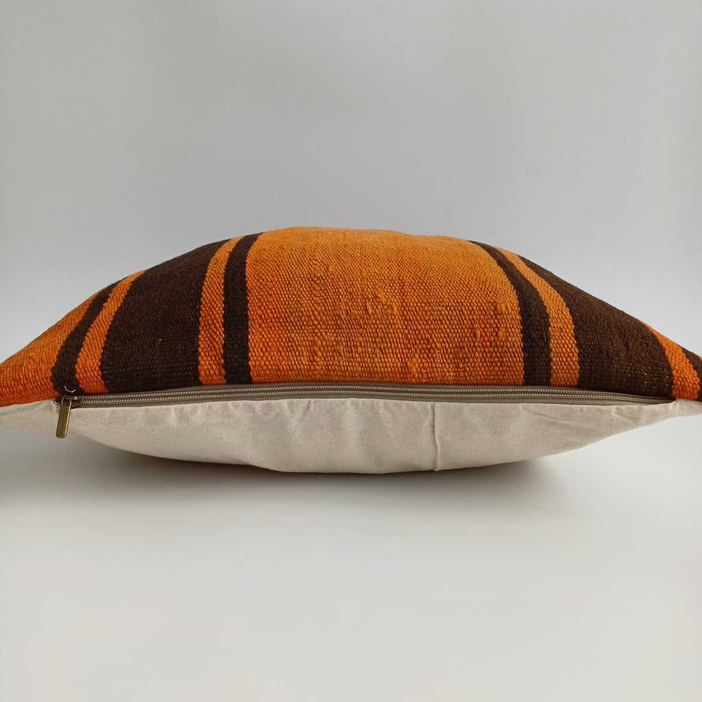 Moroccan Handmade Multicoloured Rug Cushion Cover 20''x20'' / 50x50 CM