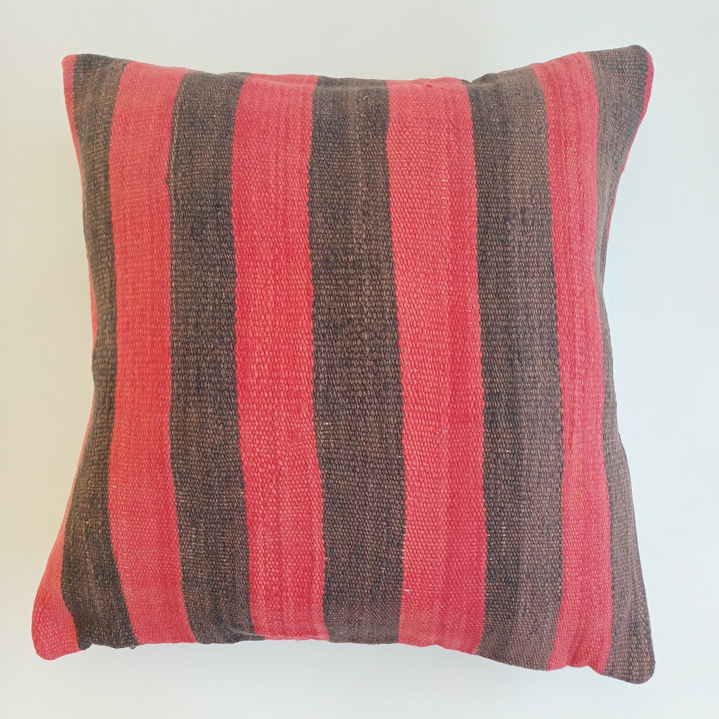 Moroccan Handmade Multicoloured Rug Cushion Cover 20''x20'' / 50x50 CM